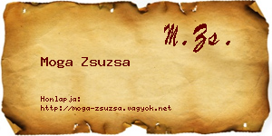 Moga Zsuzsa névjegykártya